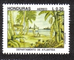 Stamps Honduras -  Departamento de Atlántida