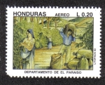 Stamps Honduras -  Departamento de El Paraiso