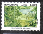 Stamps Honduras -  Departamento de Colón