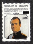 Sellos de America - Honduras -  Homenaje de la visita de sus Magestades los Reyes de España Don Juan Carlos y Doña Sofía 1997