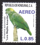 Stamps Honduras -  Lora Mejilla Amarilla
