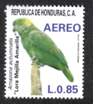 Sellos de America - Honduras -  Lora Mejilla Amarilla