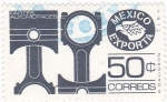 Stamps Mexico -  MEXICO EXPORTA- Partes automotrices