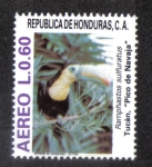 Stamps Honduras -  Tucan