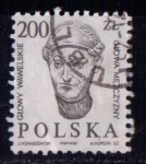 Stamps Poland -  Arquitectura. Cabeza