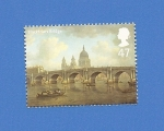 Sellos de Europa - Reino Unido -  ARQUITECTURA - Puente de Blackfiars - Catedral de San Pablo (Londres)