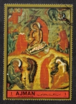 Stamps United Arab Emirates -  Ajman, Nativity