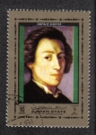 Stamps United Arab Emirates -  Ajman, Frederick Chopin