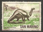Stamps San Marino -  Brontosaurio