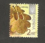 Sellos de Europa - Ucrania -  Milésima 2012 III - Hoja de roble