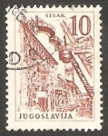 Sellos del Mundo : Europa : Yugoslavia : 1961 - 854 - Acería de Sisak 