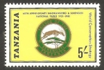 Sellos de Africa - Tanzania -  179 - 60 anivº de los Parques Nacionales de Ngorongoro y Serengeti