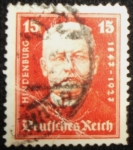Stamps : Europe : Germany :  Paul Von Hindenburg