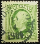 Stamps Sweden -  King Oscar II