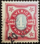Stamps Sweden -  Numeral