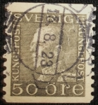 Stamps : Europe : Sweden :  King Gustaf V