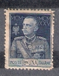 Stamps Italy -  XXV aniversario del reinado de Víctor Manuel III