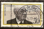 Stamps Germany -  Jean Monnet - Ciudadano Honorario de Europa.