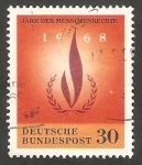 Stamps Germany -  440 - Año internacional de los Derechos del Hombre