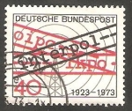Stamps Germany -  609 - 50 anivº de la Interpol