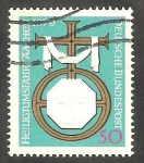 Stamps Germany -  863 - Peregrinación a la tumba de Carlomagno en Aix la Chapelle
