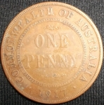 monedas de Oceania - Australia -  1917 (Reverso)