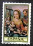 Stamps Spain -  'Sagrada Familia' de Juan de Juanes