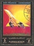 Stamps United Arab Emirates -  Ajman - Air France, Concorde