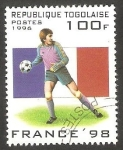 Stamps Togo -  Mundial de fútbol Francia 98