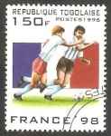 Sellos de Africa - Togo -  Mundial de fútbol Francia 98
