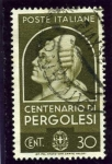 Stamps Italy -  Hombres Ilustres. Pergolesi