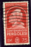 Stamps Italy -  Hombres Ilustres. Pergolesi