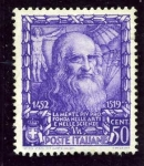Stamps Italy -  Conmemorativos de la proclamacion del Imperio. Leonardo Da Vinci