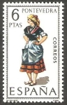 Sellos de Europa - Espa�a -  1950 - Traje típico de Pontevedra