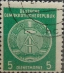 Stamps Germany -  Intercambio 0,20 usd 5 pf. 1954