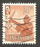 Stamps Tanzania -  Tanganica - 43 - Kilimanjaro