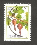 Sellos de Asia - Taiw�n -   3532 - Flora, ribes formosanum, grosellas