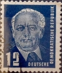 Stamps Germany -  Intercambio 1,50 usd 12 pf. 1952