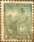 Sellos de America - Argentina -  Intercambio 0,30 usd 1 cent. 1899