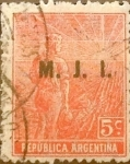 Sellos de America - Argentina -  Intercambio 0,20 usd 5 cent. 1912