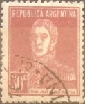 Stamps Argentina -  Intercambio 0,25 usd 30 cent. 1923