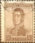 Sellos de America - Argentina -  Intercambio 0,25 usd 2 cent. 1917