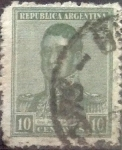 Stamps Argentina -  Intercambio 0,25 usd 10 cent. 1917