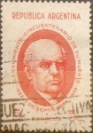 Stamps Argentina -  Intercambio 0,50 usd 5 cents. 1938