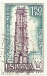 Stamps Spain -  AÑO SANTO COMPOSTELANO. TORRE DE SAINT JACQUES. PARIS. EDIFIL 2010