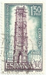 Stamps : Europe : Spain :  AÑO SANTO COMPOSTELANO. TORRE DE SAINT JACQUES. PARIS. EDIFIL 2010