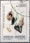 Sellos de America - Argentina -  Intercambio 0,25 usd 1000 australes 1989