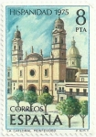 Stamps Spain -  HISPANIDAD 1975. CATEDRAL DE MONTEVIDEO. EDIFIL 2296