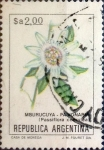 Stamps Argentina -  Intercambio 0,20 usd 2 pesos 1983