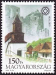 Stamps : Europe : Hungary :  HUNGRÍA- Aldea antigua de Hollókö y sus alrededores